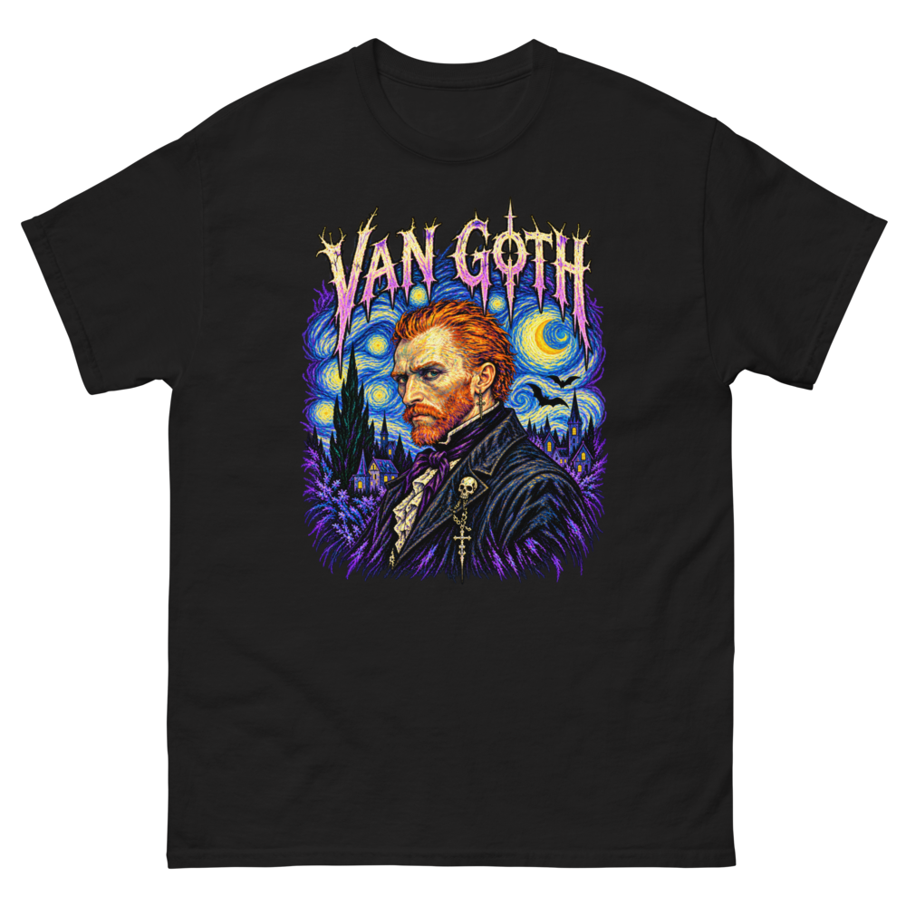 Van Goth — Black T-Shirt, front view