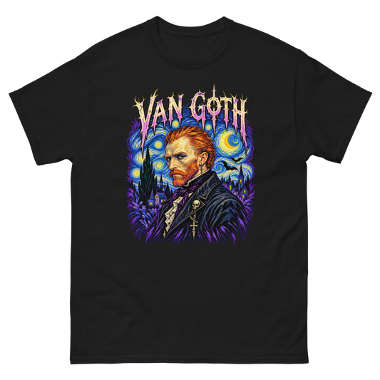 Van Goth — Black T-Shirt, front view