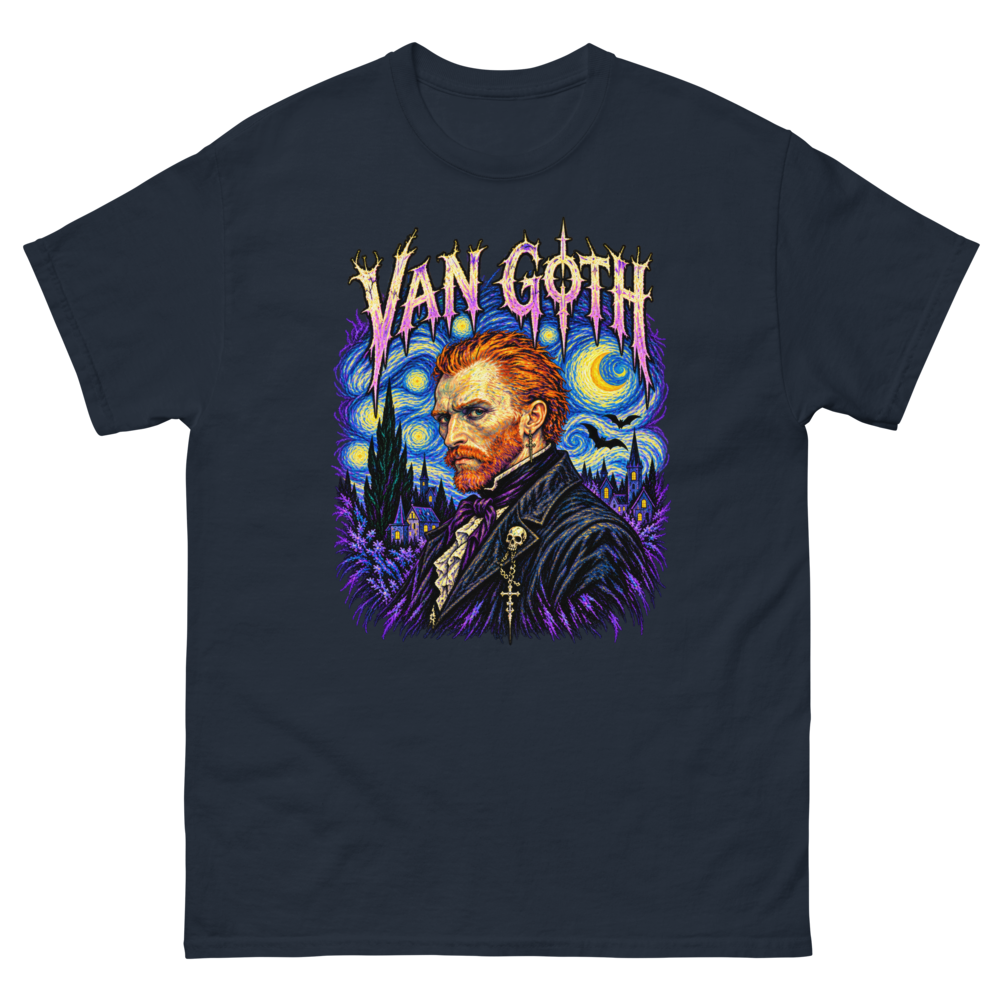 Van Goth — Navy T-Shirt, front view