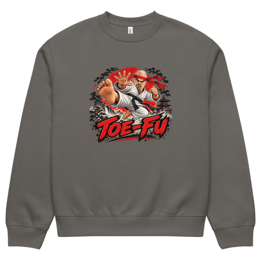 Toe-Fu — Asphalt Sweatshirt, front view