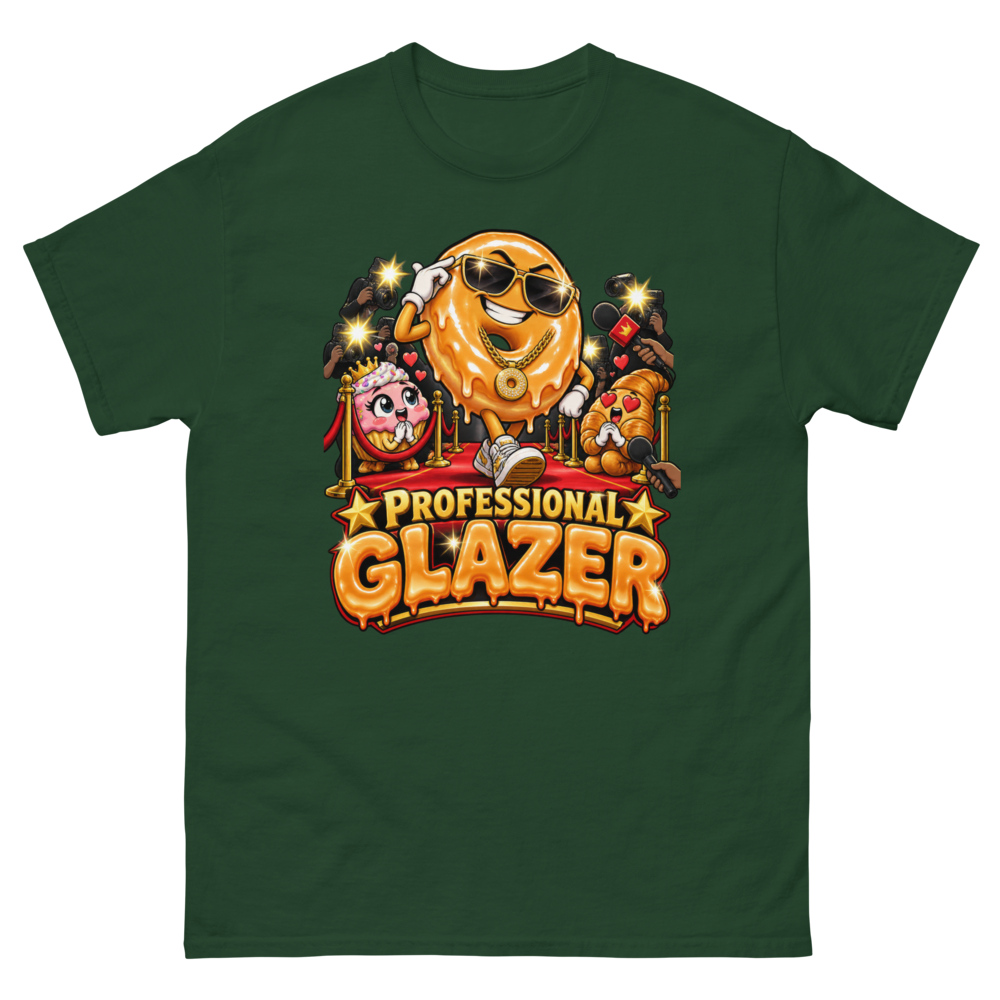 Professional Glazer — Forest Green T-Shirt, front view