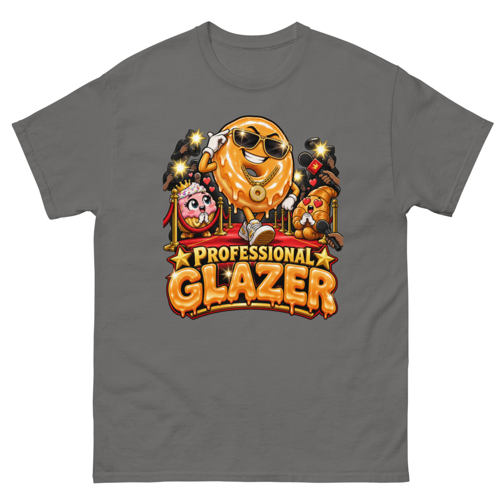 Professional Glazer — Charcoal T-Shirt, front view