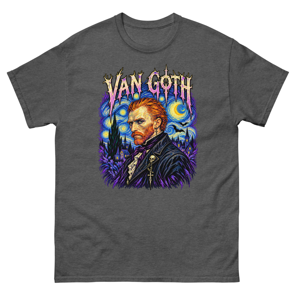 Van Goth — Dark Heather T-Shirt, front view