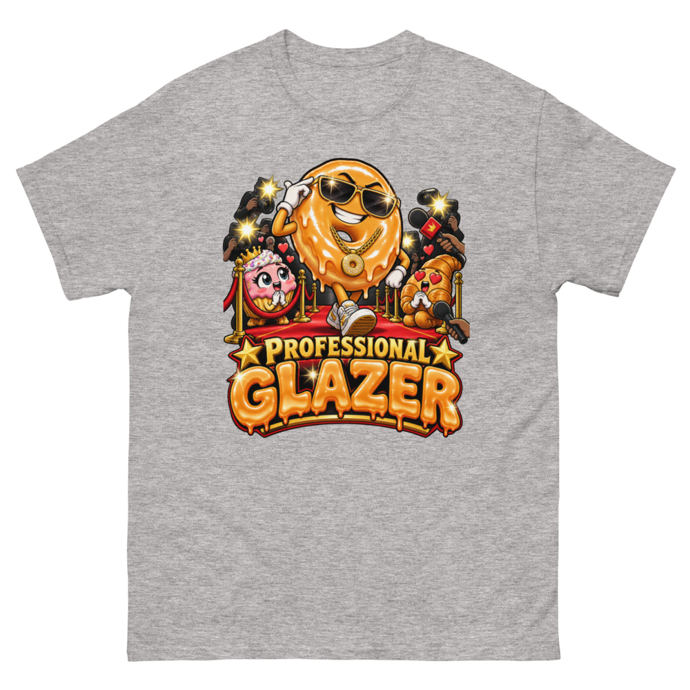 Professional Glazer — Sport Grey T-Shirt, front view