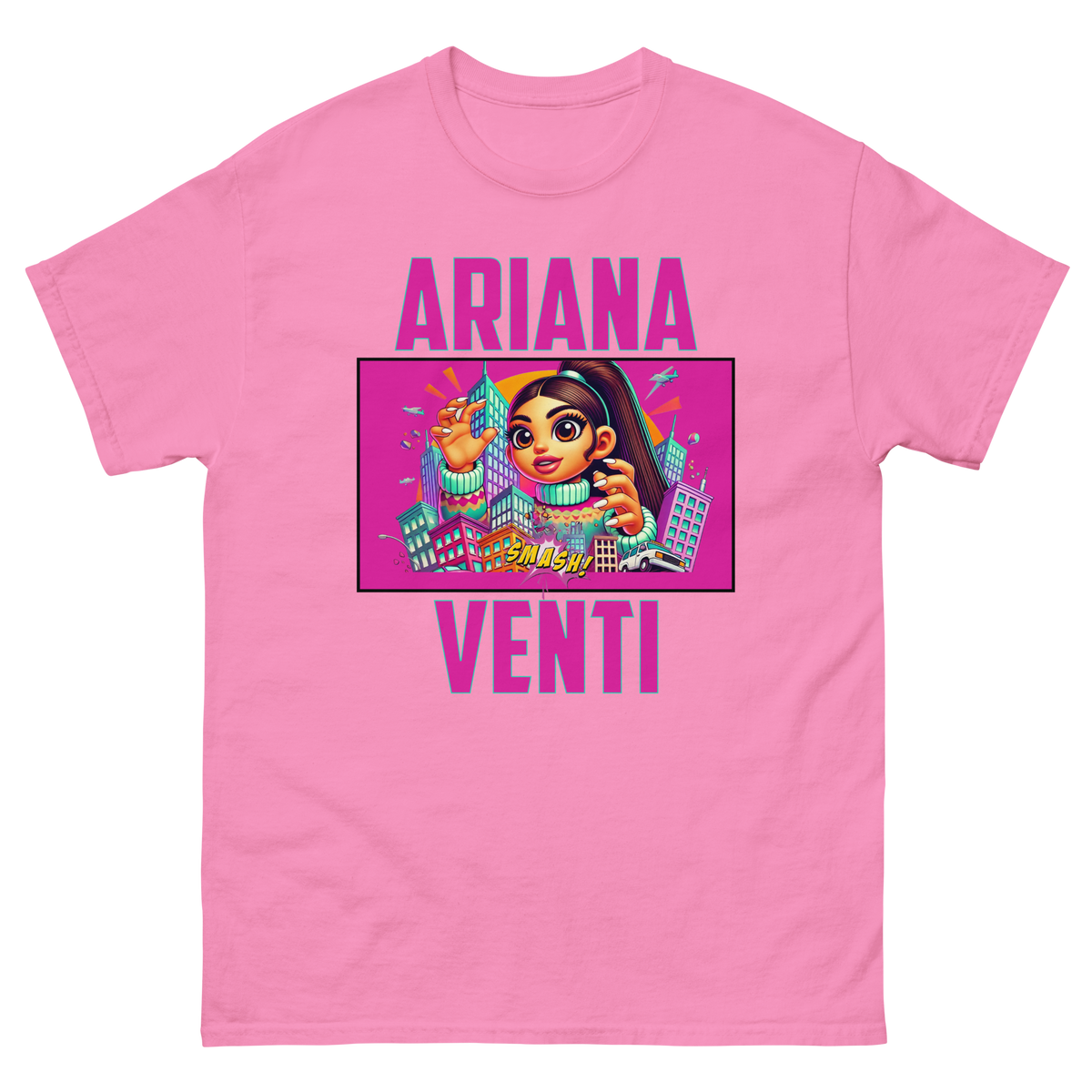 Venti! · shirt — Azalea — Flat front