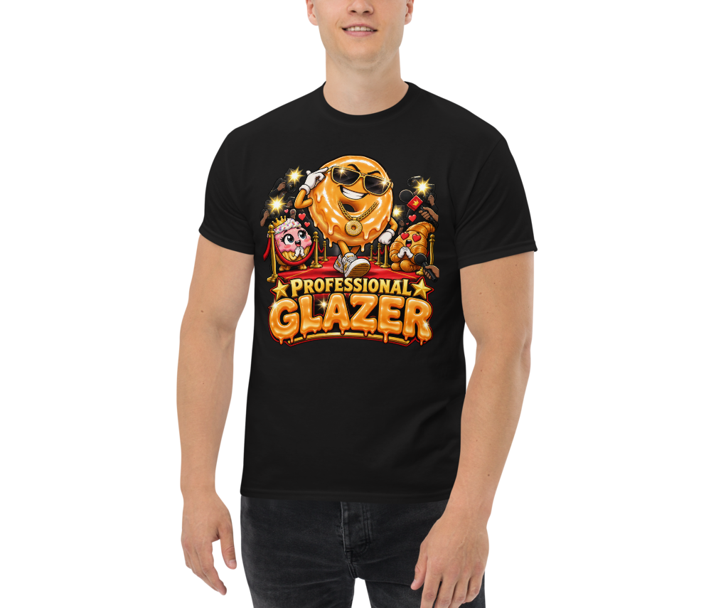 Professional Glazer — Black — Men's front view