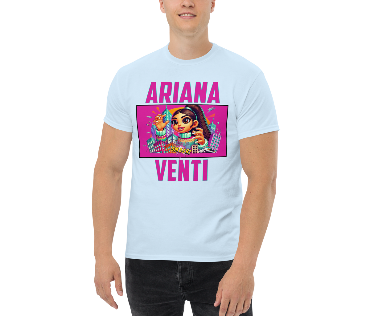 Venti! · shirt — Light Blue — Men's front view