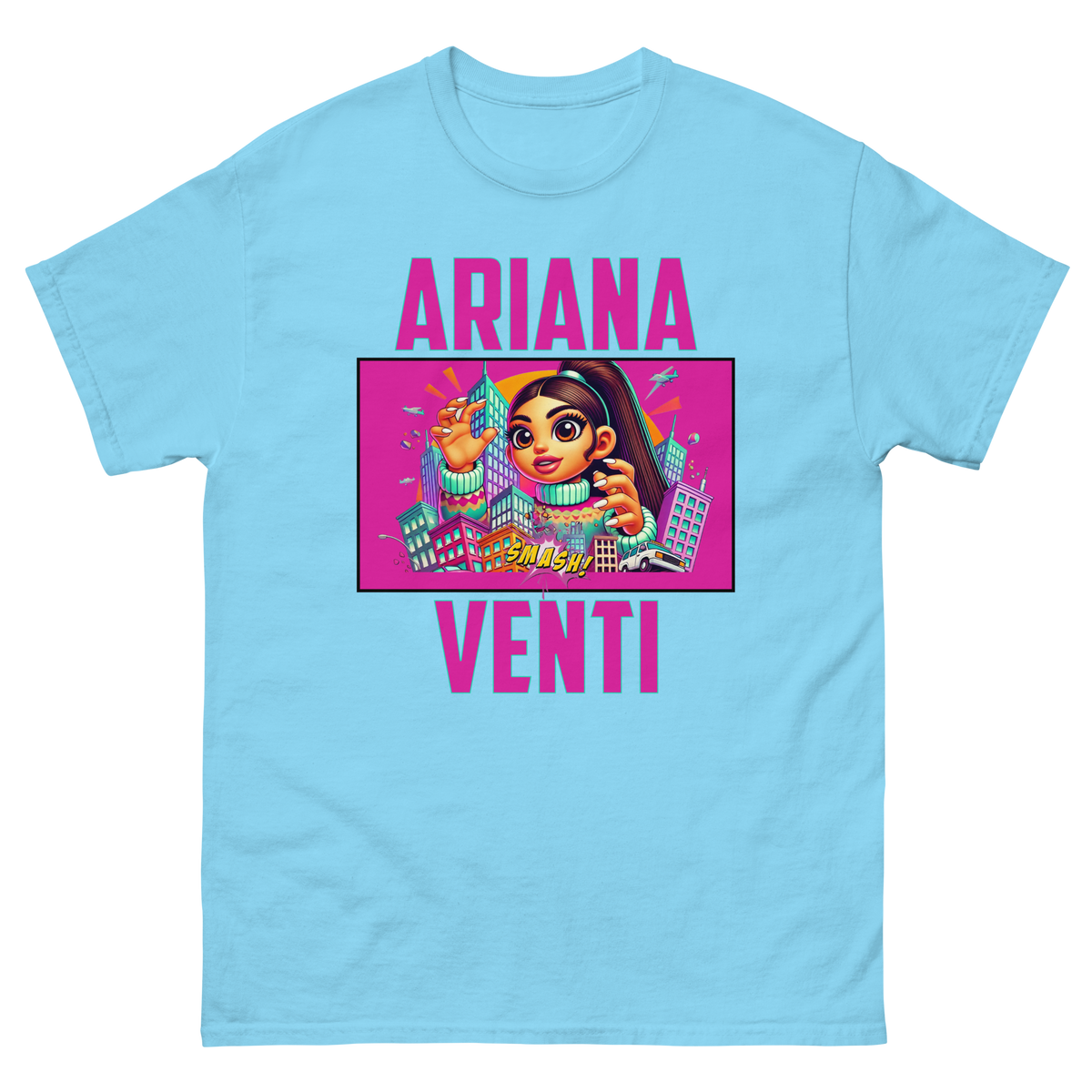 Venti! · shirt — Sky — Flat front