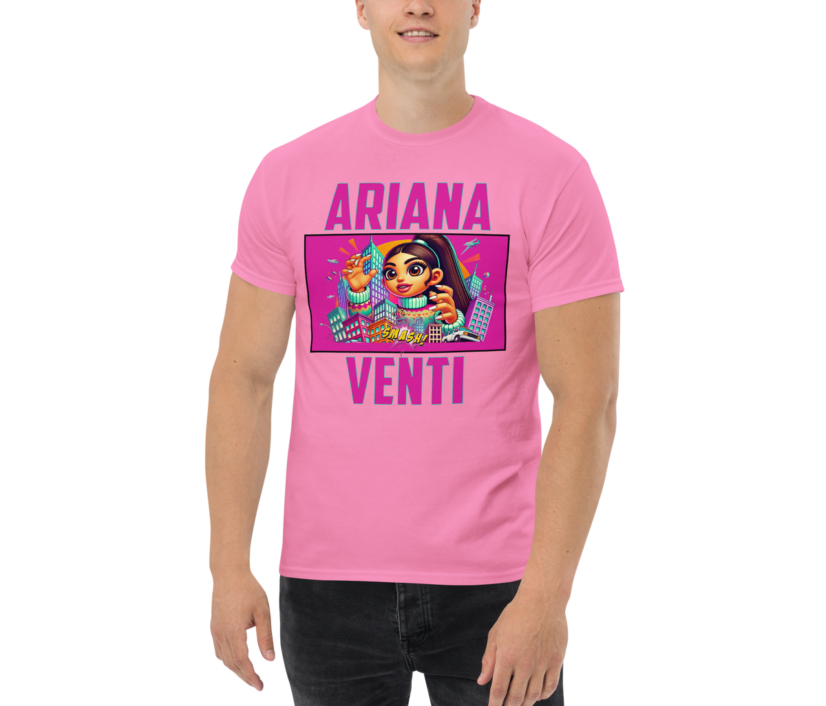 Venti! · shirt — Azalea — Men's front view