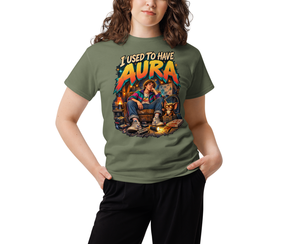 I Used to Have Aura — Military Green — Women's front view
