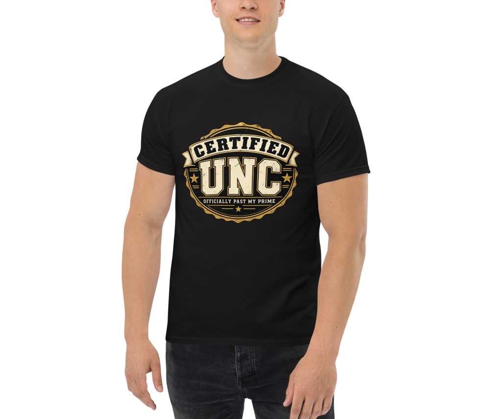 Certified UNC — Black — Men's front view