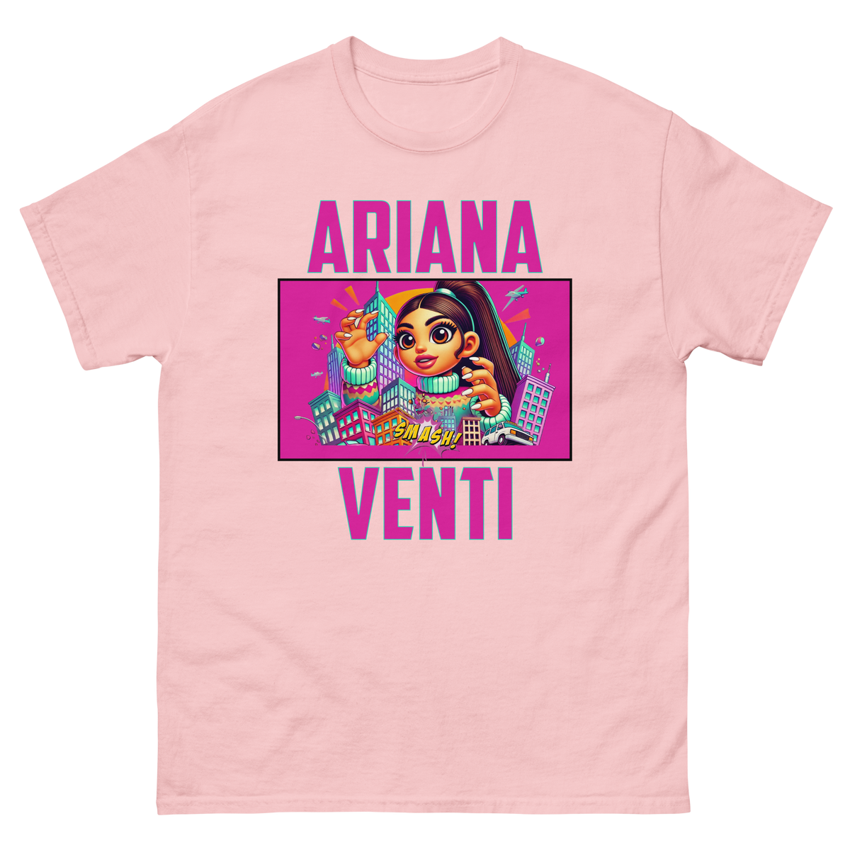 Venti! · shirt — Light Pink — Flat front