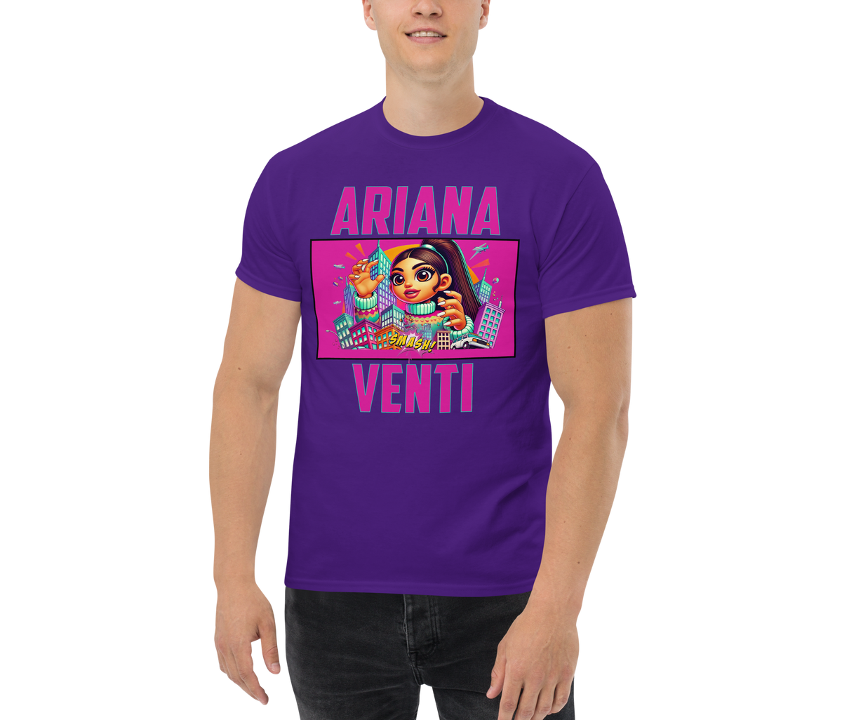 Venti! · shirt — Purple — Men's front view