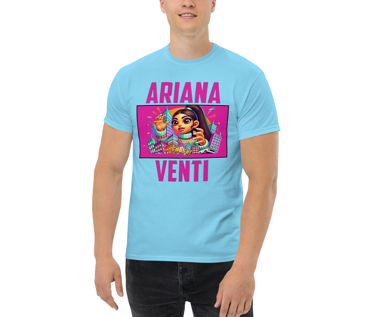 Venti! · shirt — Sky — Men's front view