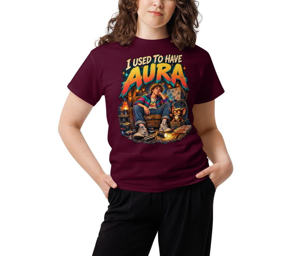 I Used to Have Aura — Maroon — Women's front view