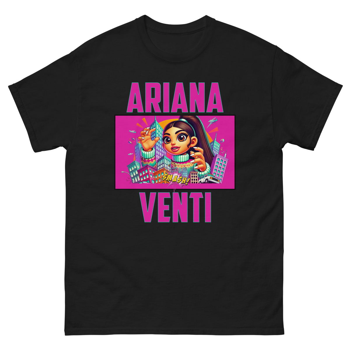 Venti! · shirt — Black — Flat front
