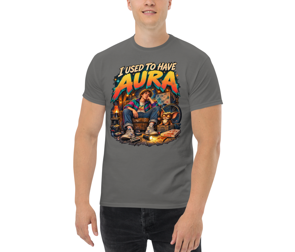 I Used to Have Aura — Charcoal — Men's front view