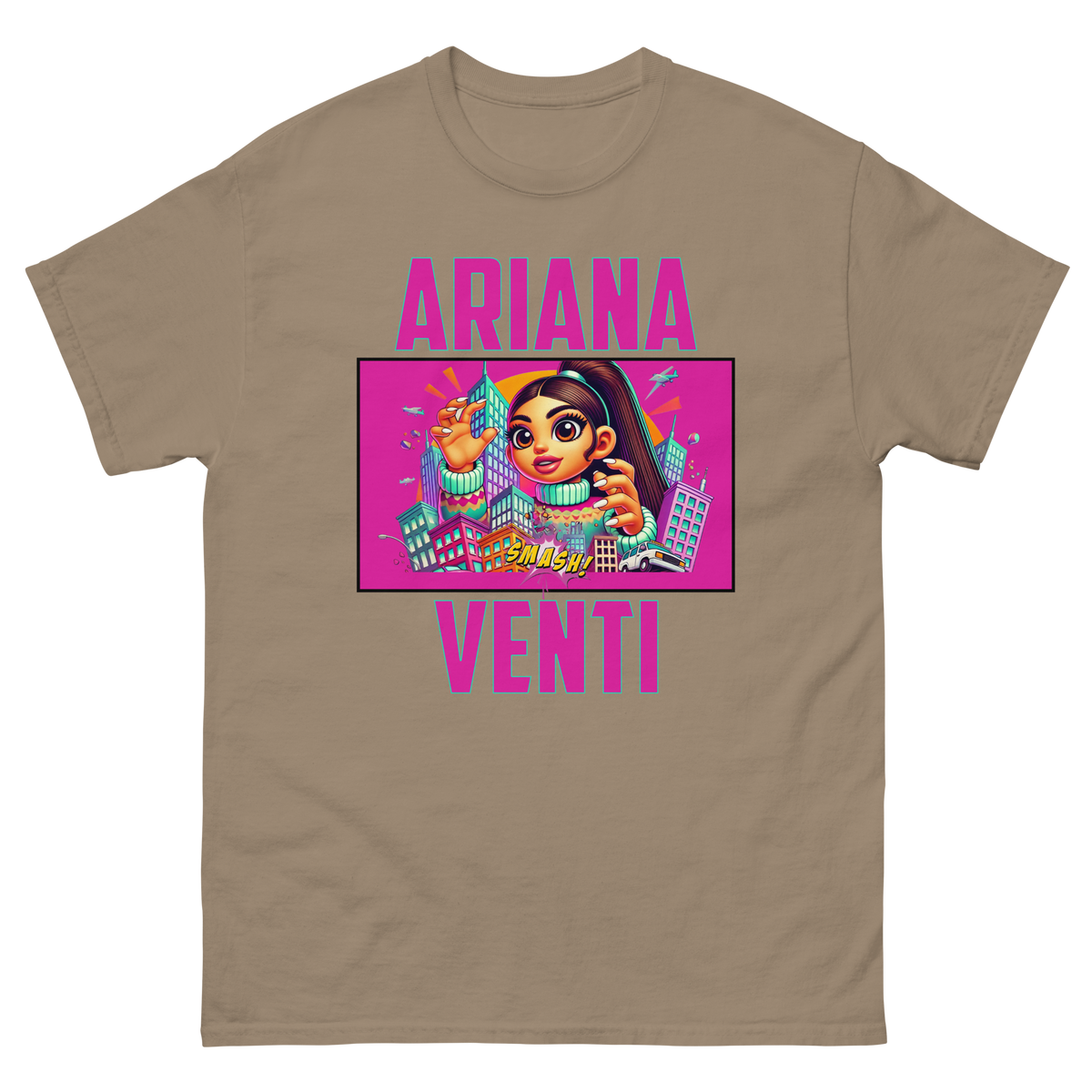 Venti! · shirt — Brown Savana — Flat front