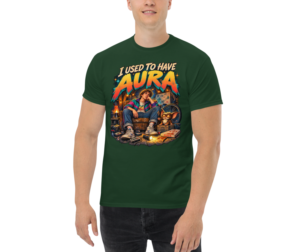I Used to Have Aura — Forest Green — Men's front view
