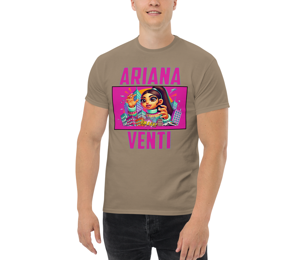 Venti! · shirt — Brown Savana — Men's front view