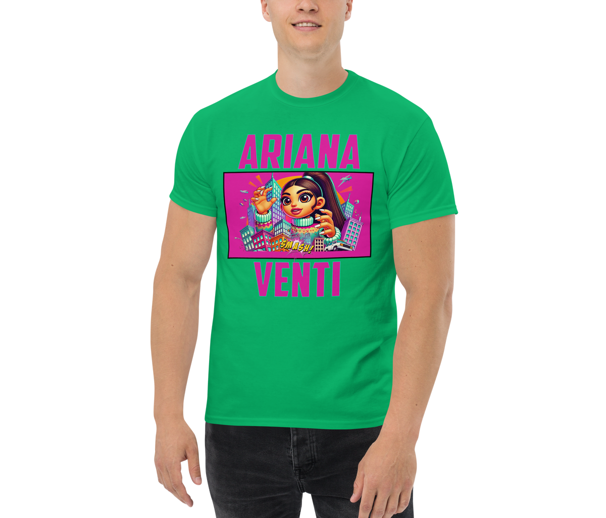 Venti! · shirt — Irish Green — Men's front view