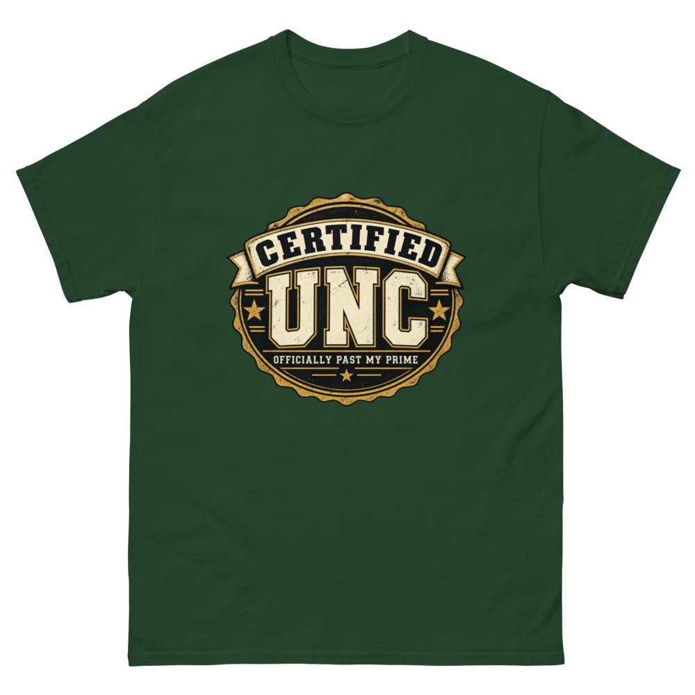 Certified UNC — Forest Green — Flat front