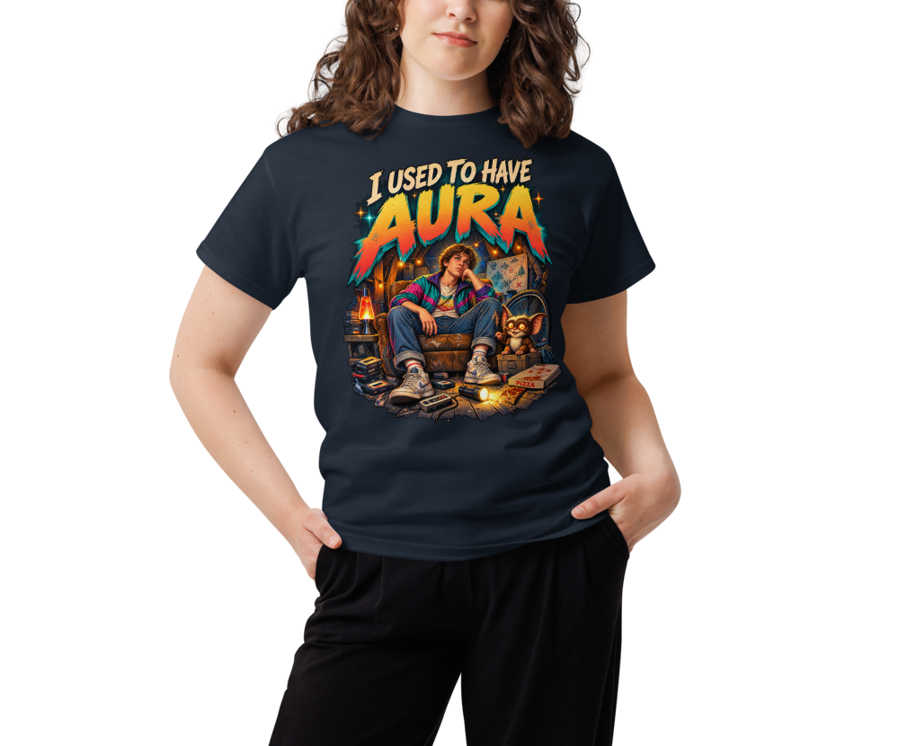 I Used to Have Aura — Navy — Women's front view