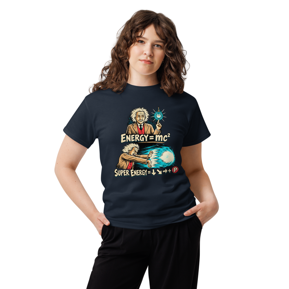 Super Energy — Einstein Arcade · shirt — Navy — Women's front view