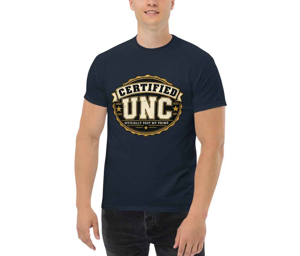 Certified UNC — Navy — Men's front view