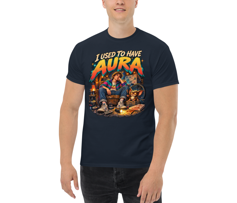 I Used to Have Aura — Navy — Men's front view