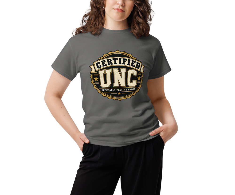 Certified UNC — Charcoal — Women's front view