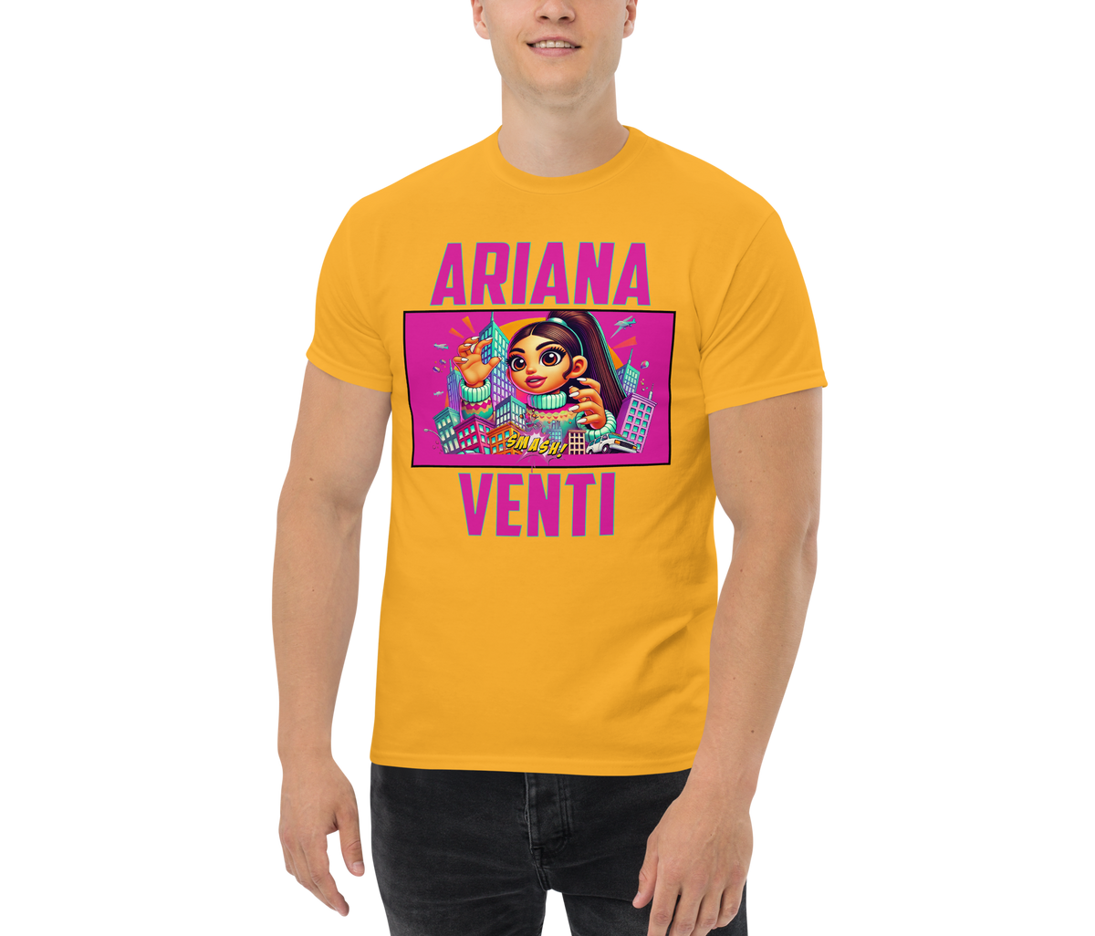 Venti! · shirt — Gold — Men's front view