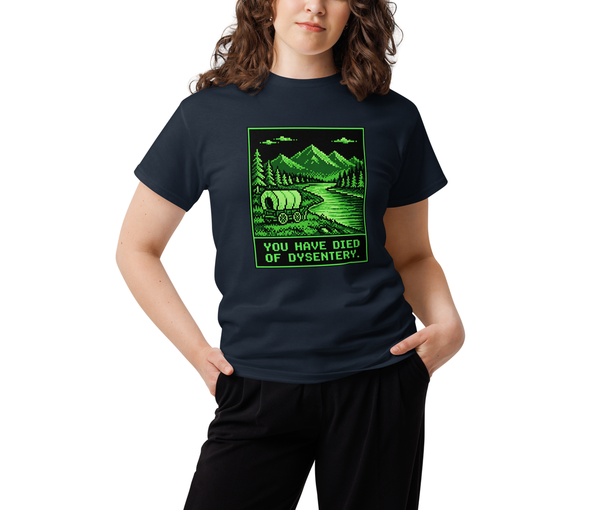 You Have Died of Dysentery — Navy — Women's front view