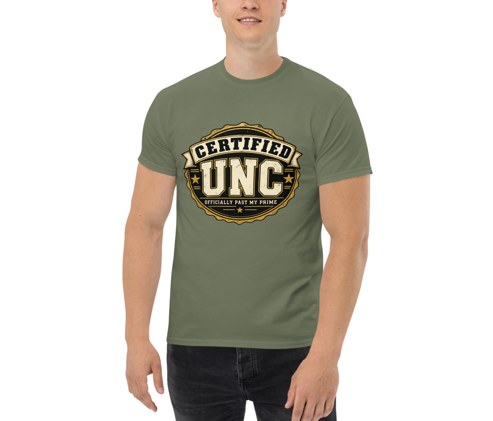 Certified UNC — Military Green — Men's front view