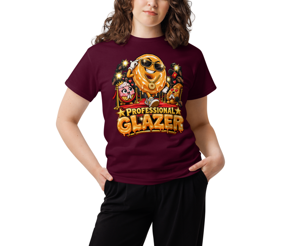 Professional Glazer — Maroon — Women's front view