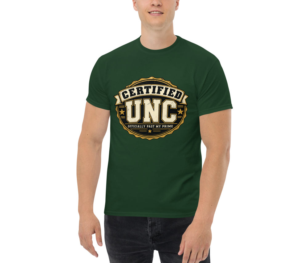 Certified UNC — Forest Green — Men's front view
