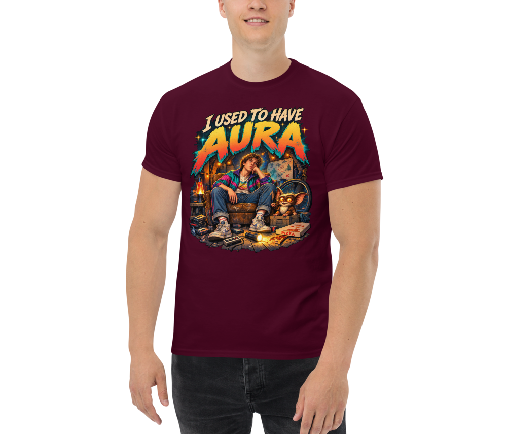 I Used to Have Aura — Maroon — Men's front view
