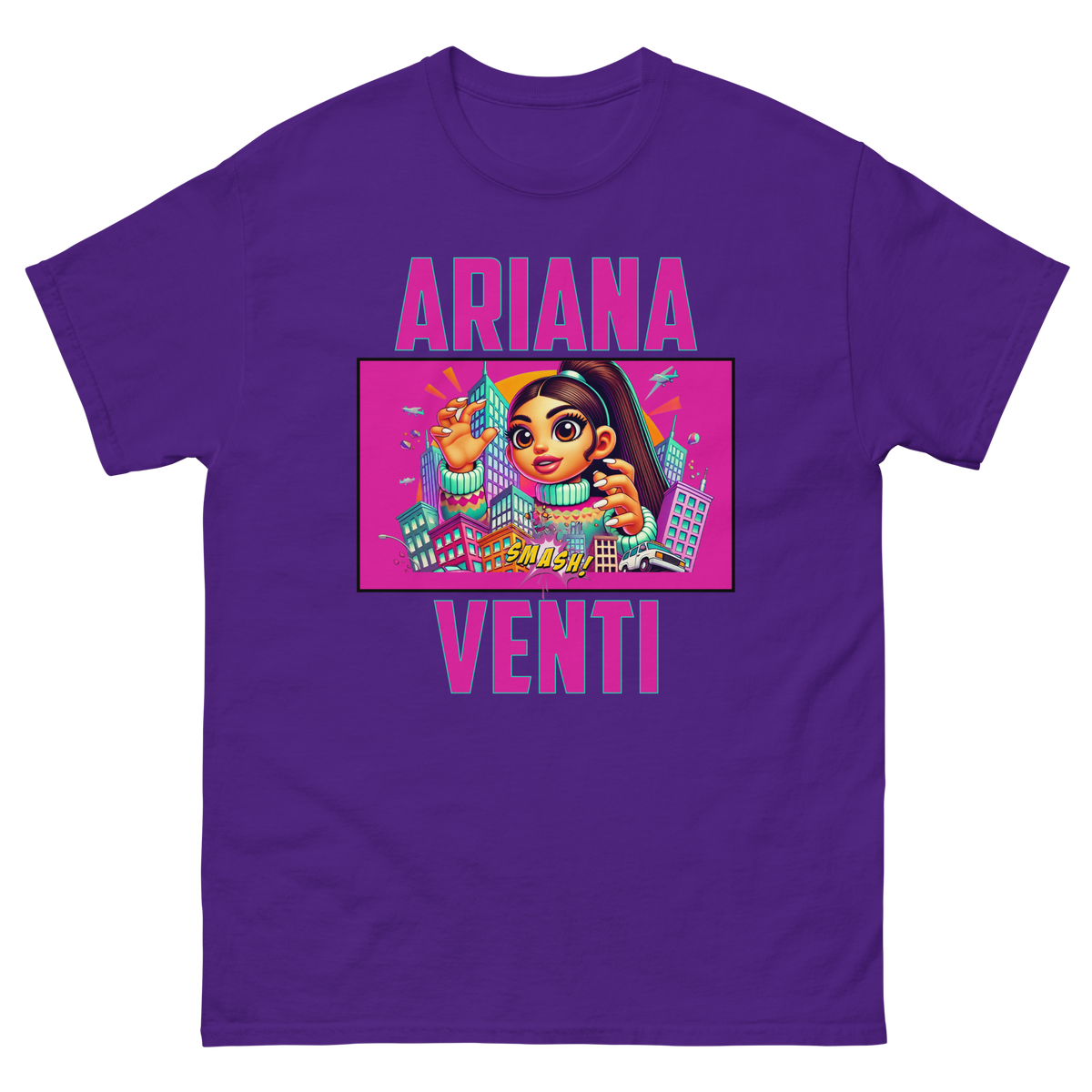 Venti! · shirt — Purple — Flat front