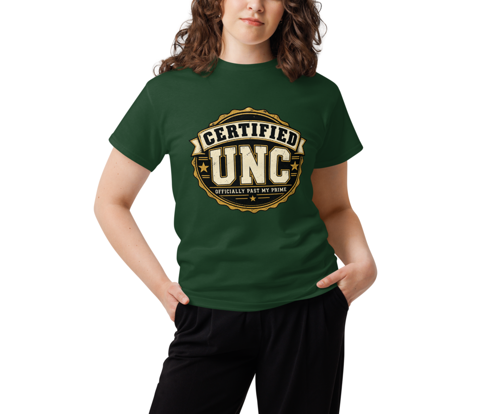 Certified UNC — Forest Green — Women's front view