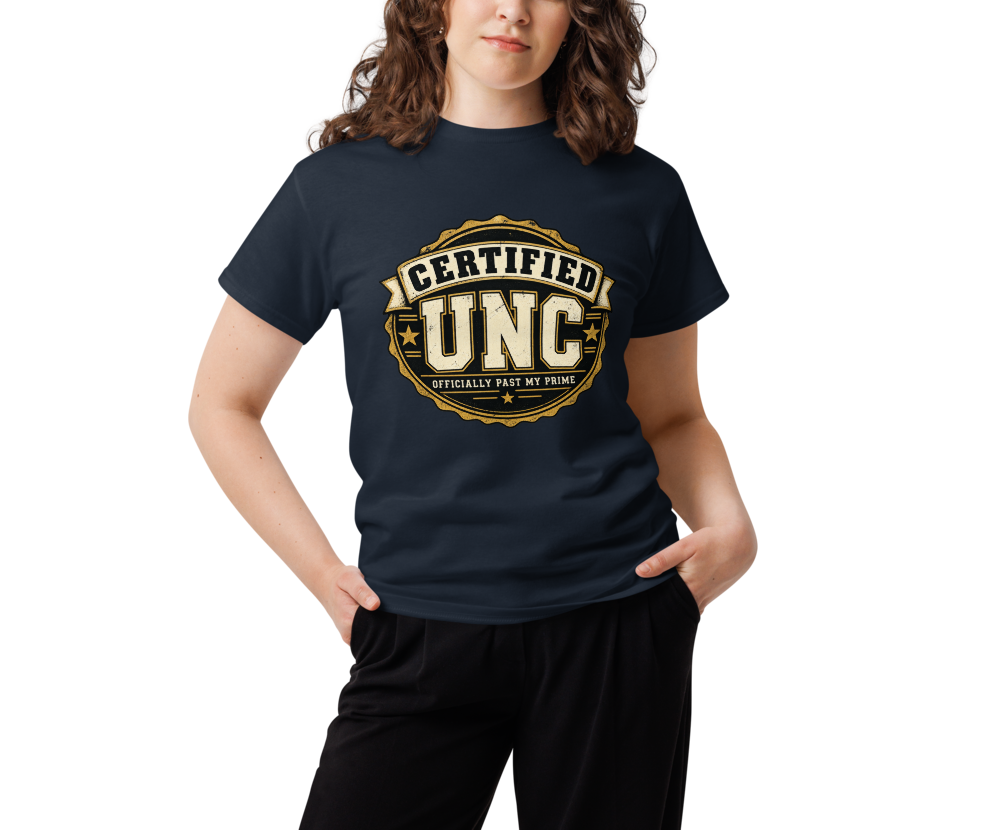 Certified UNC — Navy — Women's front view