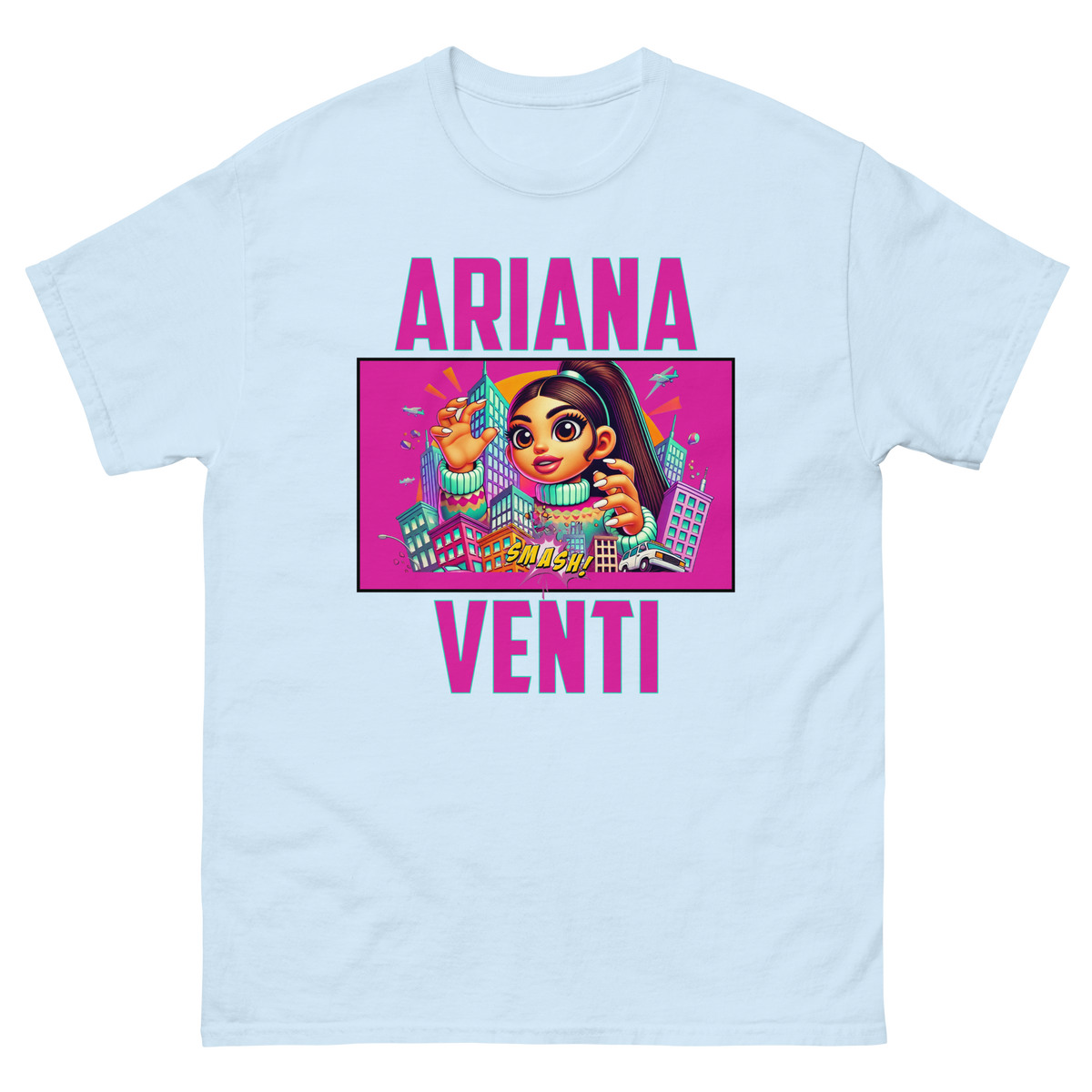 Venti! · shirt — Light Blue — Flat front