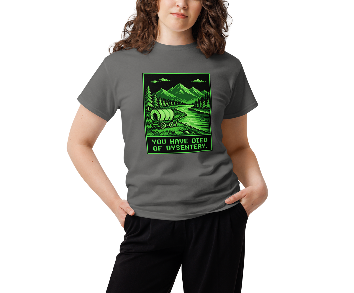You Have Died of Dysentery — Charcoal — Women's front view
