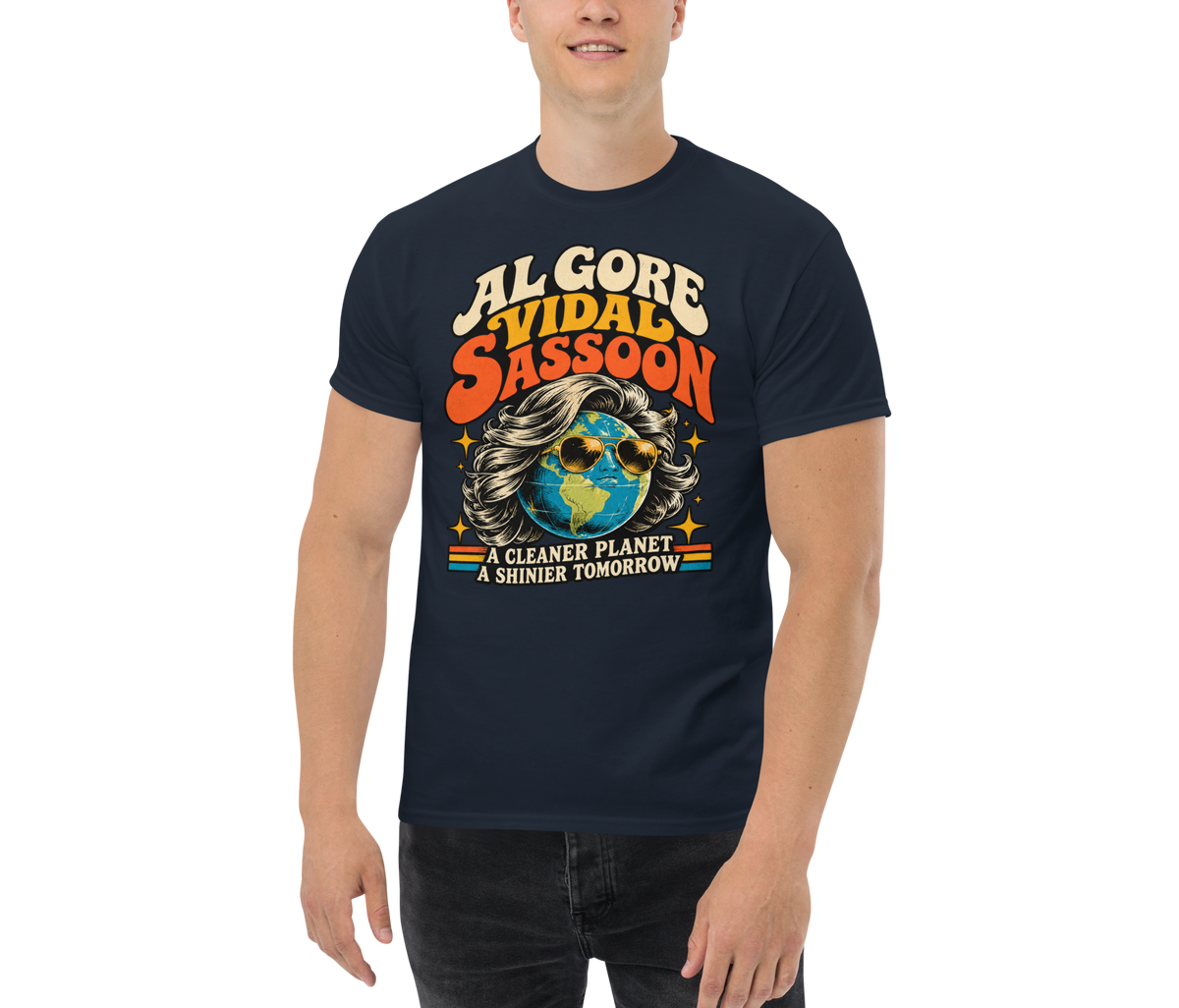 Al Gore Vidal Sassoon — Navy — Men's front view