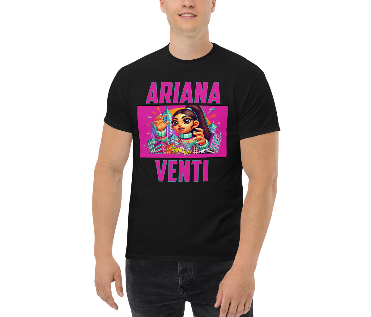Venti! · shirt — Black — Men's front view