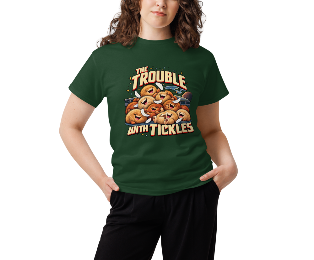 The Trouble with Tickles — Forest Green — Women's front view