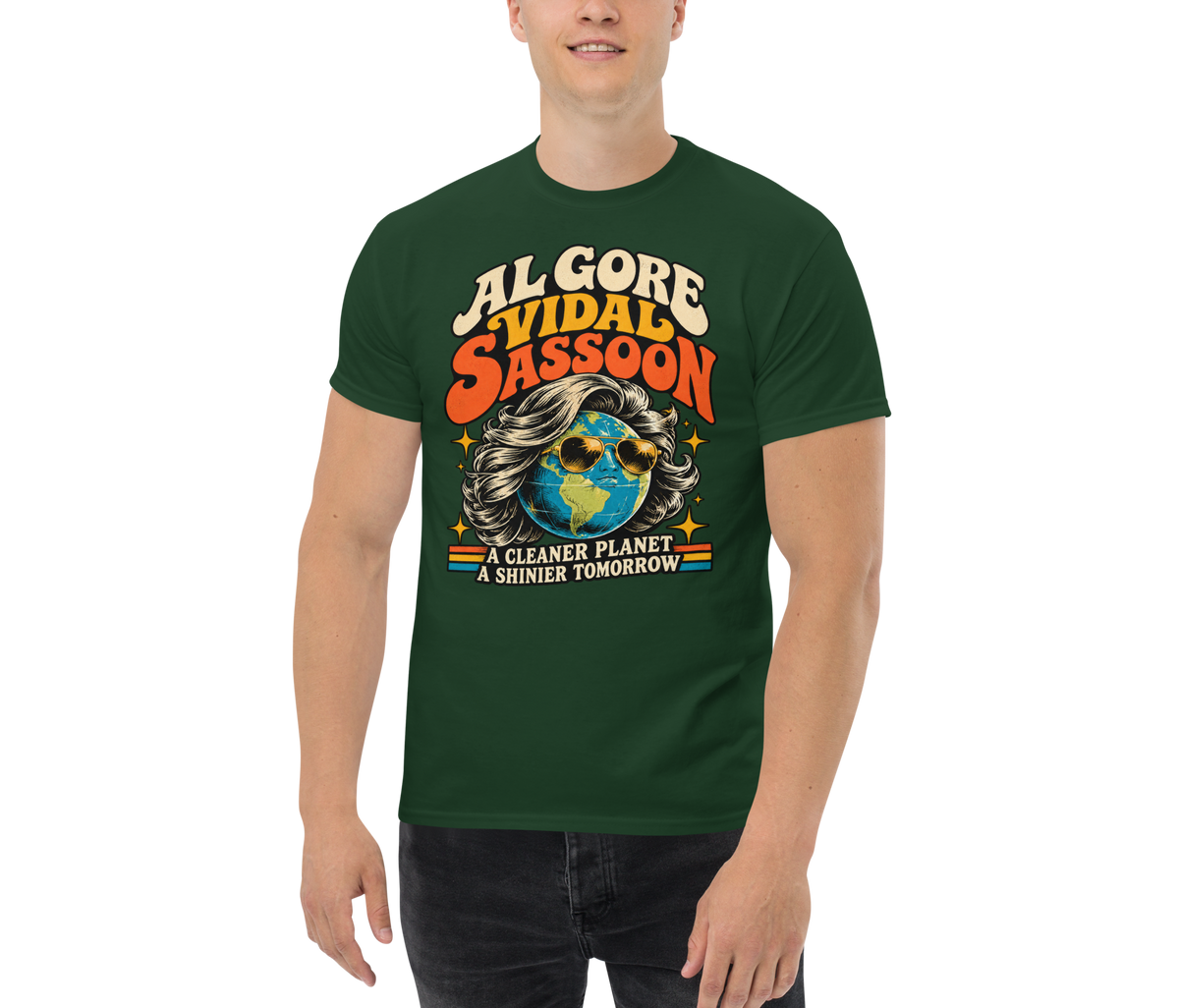 Al Gore Vidal Sassoon — Forest Green — Men's front view